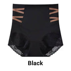 High Waisted Tummy Tuck Lace Shaping Panties