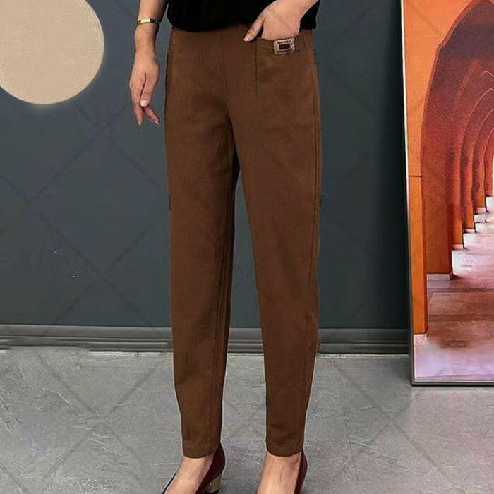 🍂Autumn Sale - 50% Off!💕Nice Gift-Women's Elastic Waist Cotton Pants