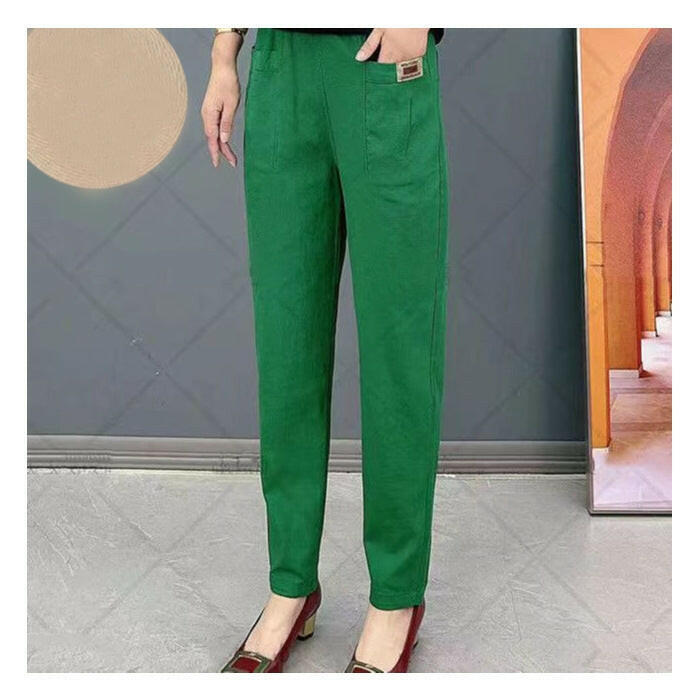 🍂Autumn Sale - 50% Off!💕Nice Gift-Women's Elastic Waist Cotton Pants
