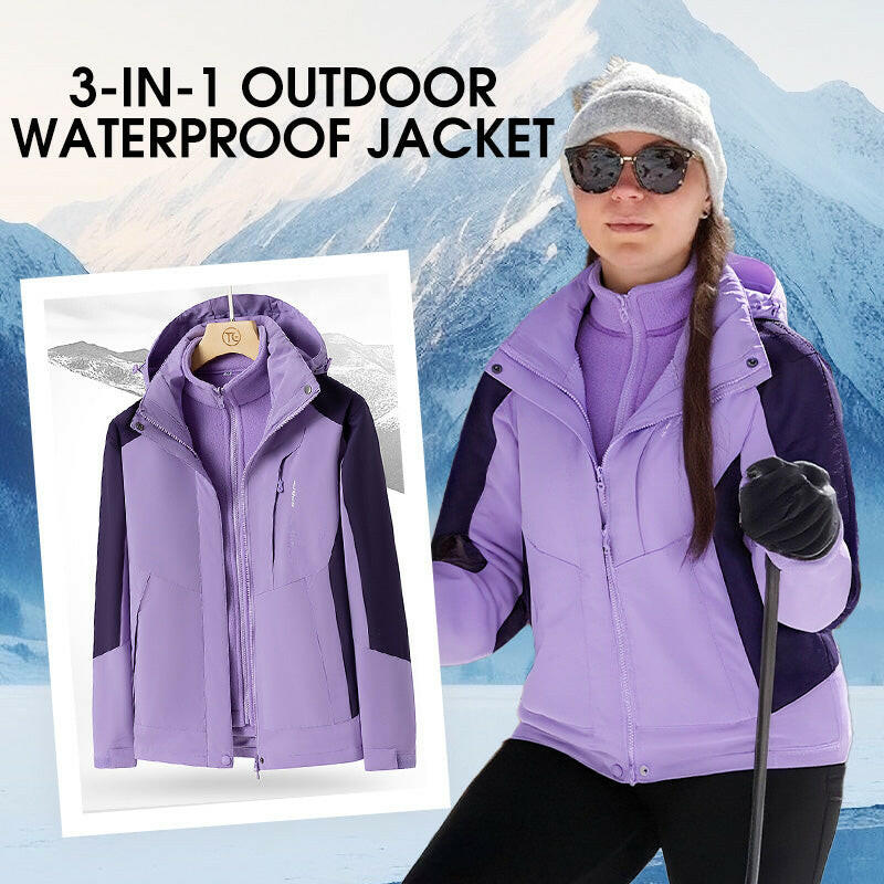 3-in-1 Outdoor Waterproof Jacket