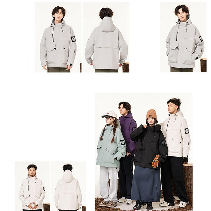 Unisex Waterproof Hooded Outdoor Jacket