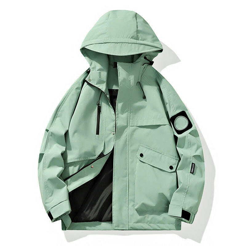 Unisex Waterproof Hooded Outdoor Jacket
