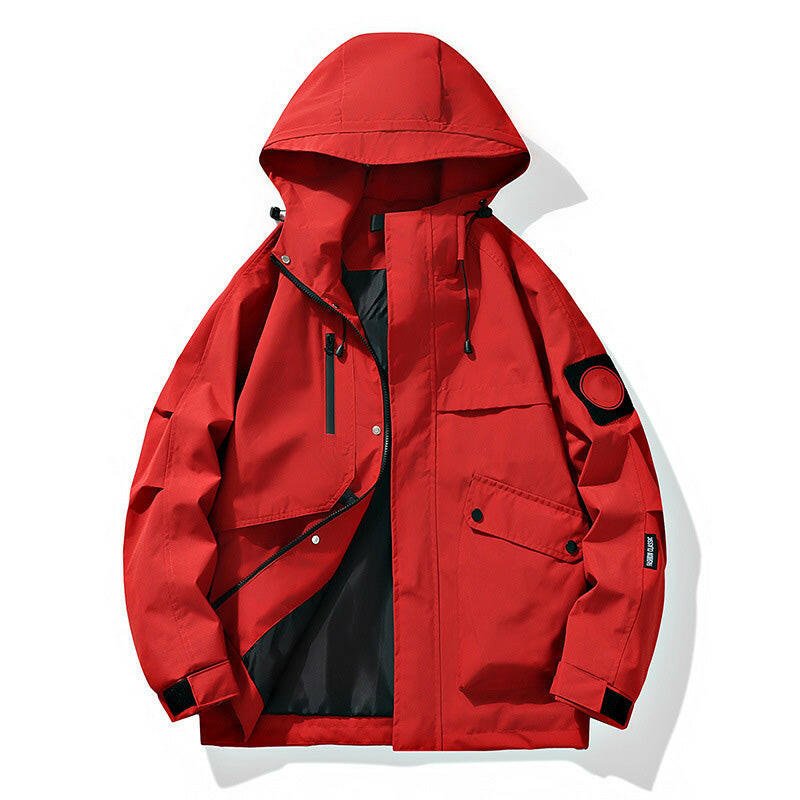 Unisex Waterproof Hooded Outdoor Jacket