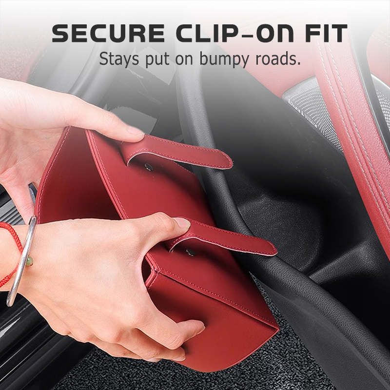 🚗🧺 50% OFF! Leather Car Door Cup Holder – Wide‑mouth opening, easy reach for drinks & phone. Clip‑on secure fit. PU leather, tough & stylish. 🛡️✨