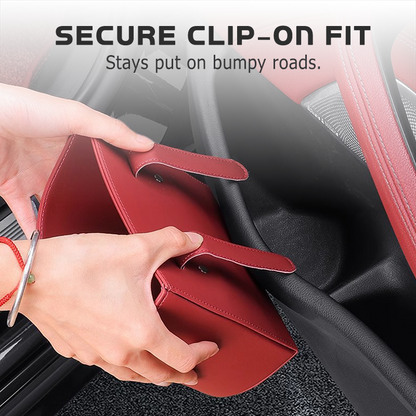 🚗🧺 50% OFF! Leather Car Door Cup Holder – Wide‑mouth opening, easy reach for drinks & phone. Clip‑on secure fit. PU leather, tough & stylish. 🛡️✨