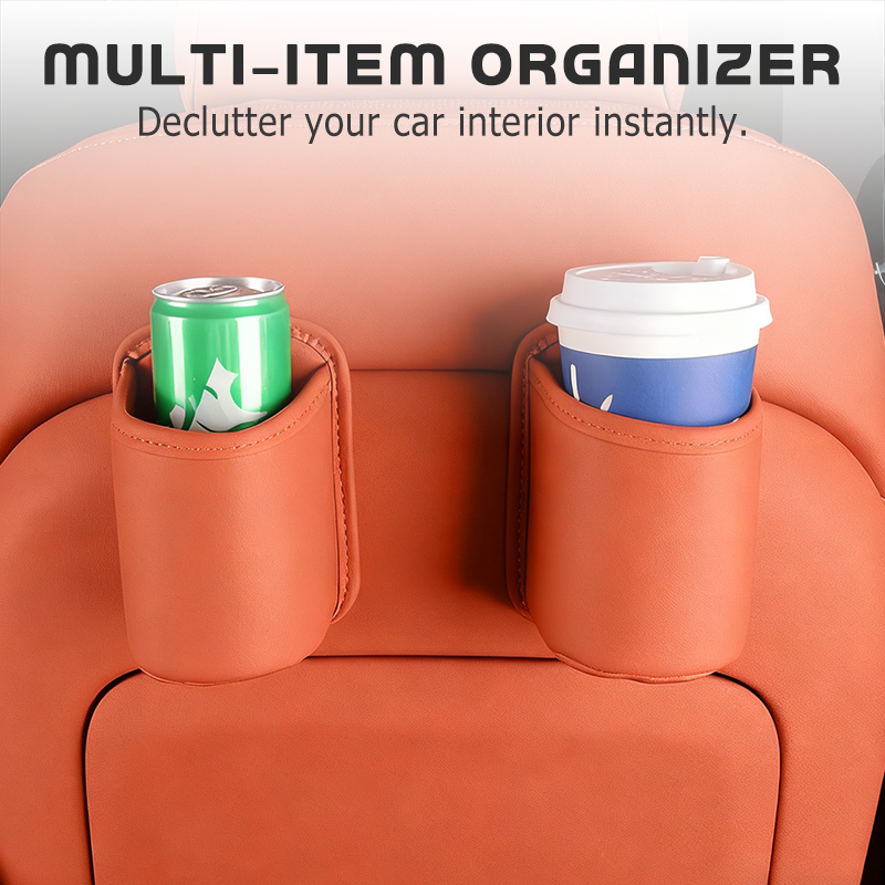 🚗🧺 50% OFF! Leather Car Door Cup Holder – Wide‑mouth opening, easy reach for drinks & phone. Clip‑on secure fit. PU leather, tough & stylish. 🛡️✨