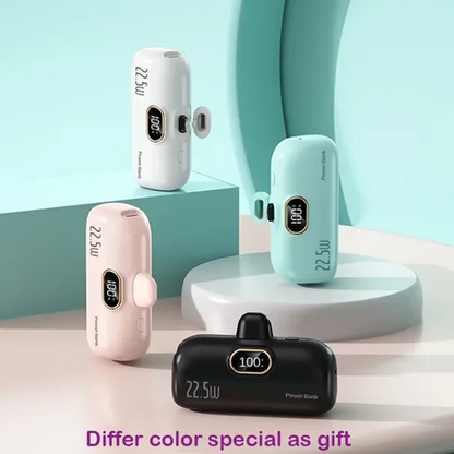 📱5000mAh Mini Power Bank – Portable, Universal Compatibility 🔋🔌【Limited Offer】