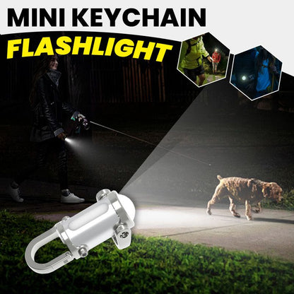 🎉 2026 Sale — Over 46,000 Sold!🔦 1200‑Lumen Mini Keychain Flashlight‑2‑In‑1 EDC Emergency Tool ✨