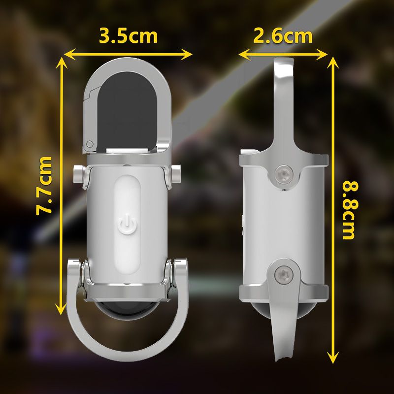 🎉 2026 Sale — Over 46,000 Sold!🔦 1200‑Lumen Mini Keychain Flashlight‑2‑In‑1 EDC Emergency Tool ✨