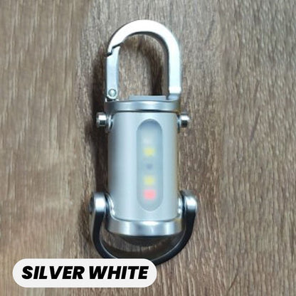 🎉 2026 Sale — Over 46,000 Sold!🔦 1200‑Lumen Mini Keychain Flashlight‑2‑In‑1 EDC Emergency Tool ✨