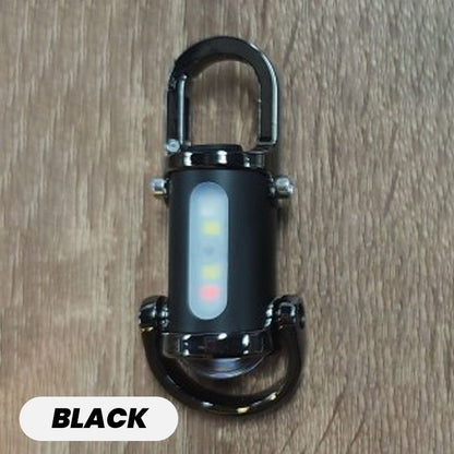 🎉 2026 Sale — Over 46,000 Sold!🔦 1200‑Lumen Mini Keychain Flashlight‑2‑In‑1 EDC Emergency Tool ✨