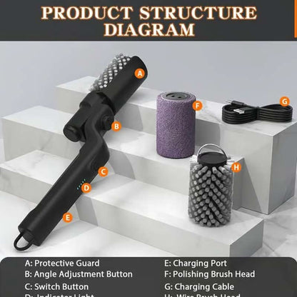 ✨🔥 Cordless Electric BBQ Brush Cleaner! ✨