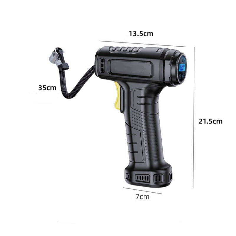 🔥 50% OFF NOW! 🔋 Portable Cordless Air Compressor with Digital Display – Auto-shutoff, fast inflation & perfect for car tires, bikes & sports gear 🚗