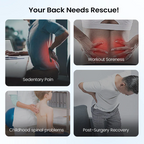 🏆Magnetic lumbar stretcher with acupuncture massage to👑relieve back pain🌿