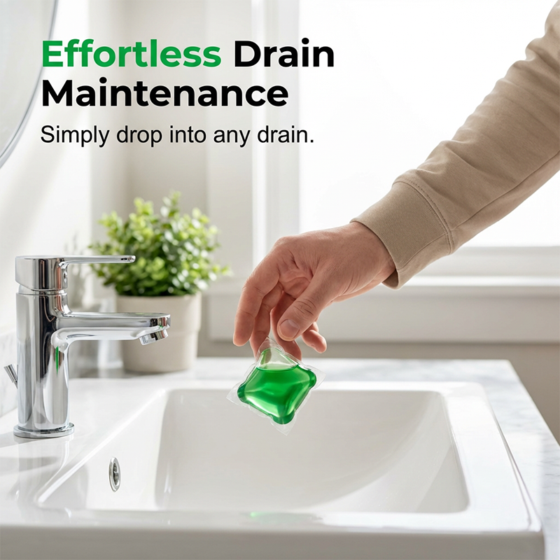 🎉 2026 Sale — Over 24,000 Sold!🚰 Bio‑Enzyme Drain Deodorizer Pods‑Pipe Odor Remover Capsules ✅