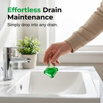 🎉 2026 Sale — Over 24,000 Sold!🚰 Bio‑Enzyme Drain Deodorizer Pods‑Pipe Odor Remover Capsules ✅