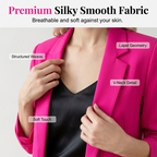 🥳2026 HOT SALE🥳💞50K+ SOLD!🎀💫 50% OFF! Women's Camisole & Blazer Set – Silky cami, structured blazer. No ironing, stays sharp. Great for travel or busy days. A wardrobe powerhouse. 🛡️🕊️