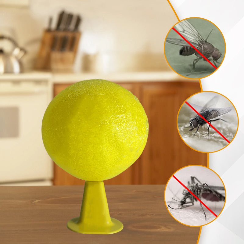 ⏰🎁Sticky Fruit Fly Trap Ball with Stand & LED