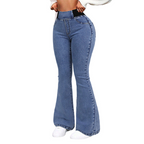 ✨ 50% OFF NOW!💎 2-Piece Rhinestone Tank & Flare Jeans Set – High-Waisted Stretch Denim – Elegant Party Outfit 👖