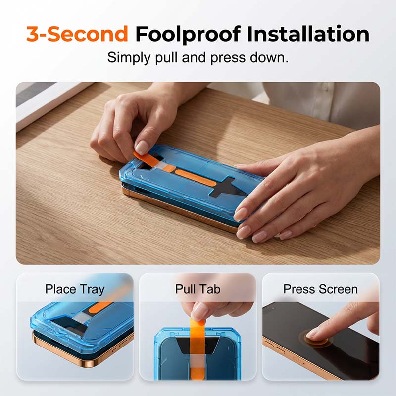 Dust-Free Auto-Align Screen Protector Kit
