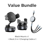 Adjustable Magnetic Car Mount with Vacuum Suction Base