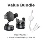 Adjustable Magnetic Car Mount with Vacuum Suction Base