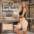 🥳2026 HOT SALE🥳💞50K+ SOLD!🩲💕 50% OFF! Lace Shorts & Ribbed Top Set – Soft & breathable. Wear together or mix & match. No thigh chafe. 👗✅