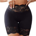 🥳2026 HOT SALE🥳💞50K+ SOLD!🩲💕 50% OFF! Lace Shorts & Ribbed Top Set – Soft & breathable. Wear together or mix & match. No thigh chafe. 👗✅