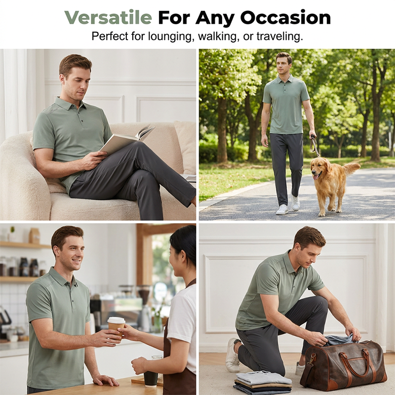 Men's Summer Breathable Short-Sleeve Set