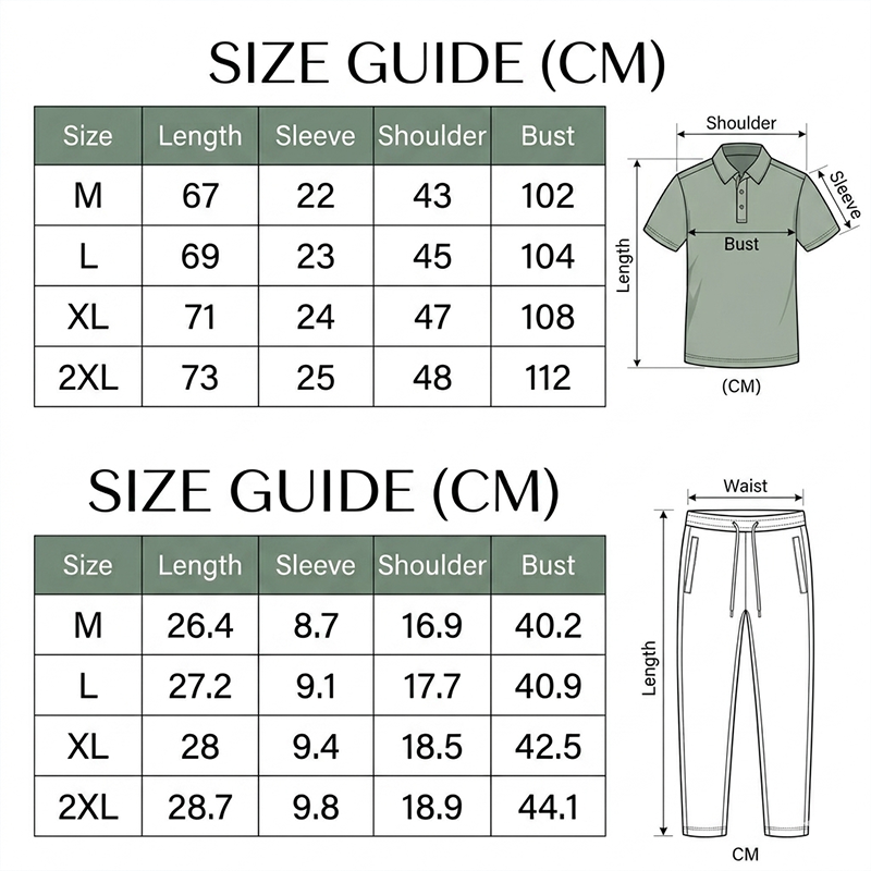 Men's Summer Breathable Short-Sleeve Set