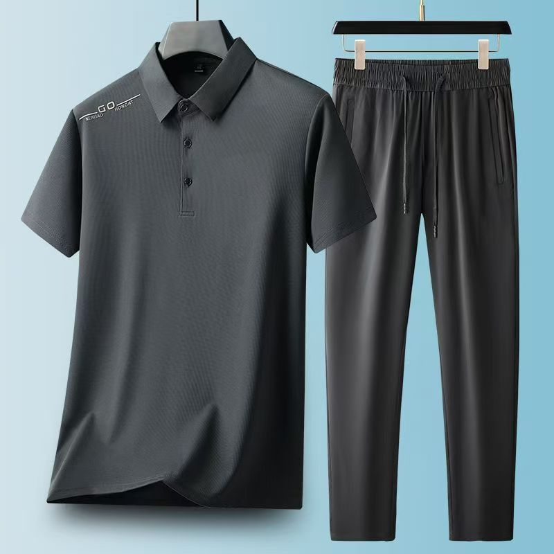 Men's Summer Breathable Short-Sleeve Set
