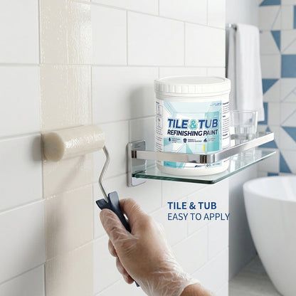 🥳2026 HOT SALE🥳🛁🎨 50% OFF! Tile & Tub Refinishing Paint Kit – Waterproof, anti‑slip finish. Covers stains & cracks. Easy DIY, no pro needed. ✨🛡️