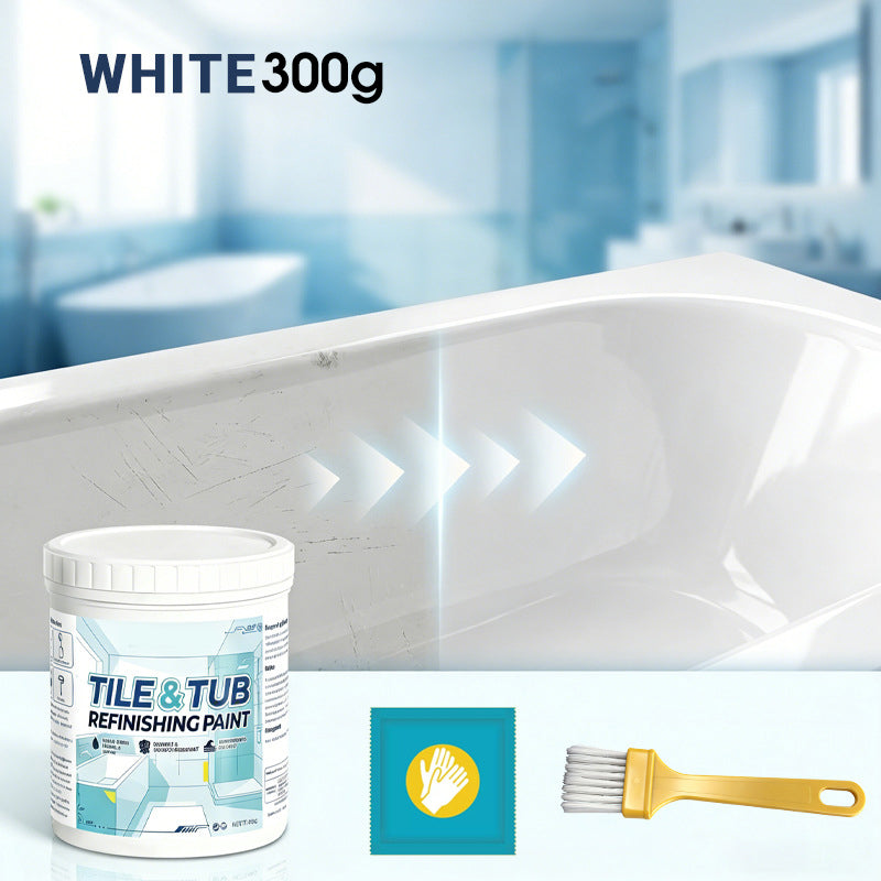 🥳2026 HOT SALE🥳🛁🎨 50% OFF! Tile & Tub Refinishing Paint Kit – Waterproof, anti‑slip finish. Covers stains & cracks. Easy DIY, no pro needed. ✨🛡️
