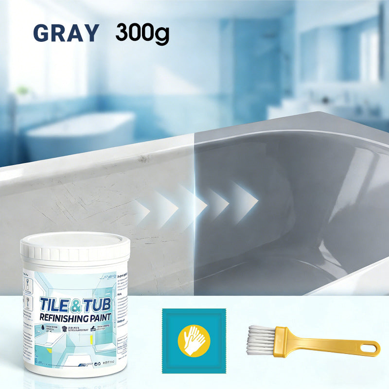🥳2026 HOT SALE🥳🛁🎨 50% OFF! Tile & Tub Refinishing Paint Kit – Waterproof, anti‑slip finish. Covers stains & cracks. Easy DIY, no pro needed. ✨🛡️