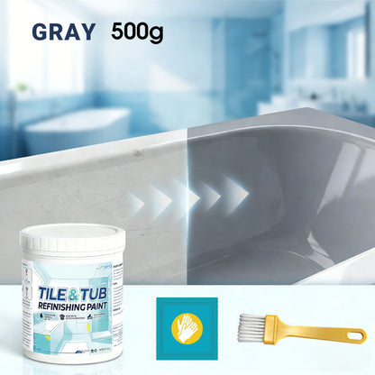 🥳2026 HOT SALE🥳🛁🎨 50% OFF! Tile & Tub Refinishing Paint Kit – Waterproof, anti‑slip finish. Covers stains & cracks. Easy DIY, no pro needed. ✨🛡️