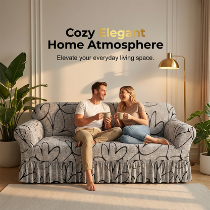 🎉 2026 Hot Sale!🛋️ High‑Stretch Sofa Slipcover‑Ruffled Hem & Full Protection ✨