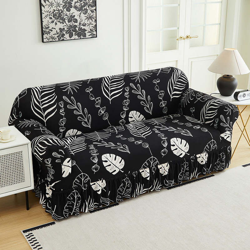 🎉 2026 Hot Sale!🛋️ High‑Stretch Sofa Slipcover‑Ruffled Hem & Full Protection ✨