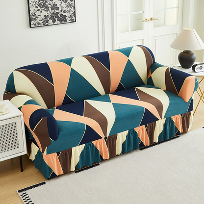 🎉 2026 Hot Sale!🛋️ High‑Stretch Sofa Slipcover‑Ruffled Hem & Full Protection ✨
