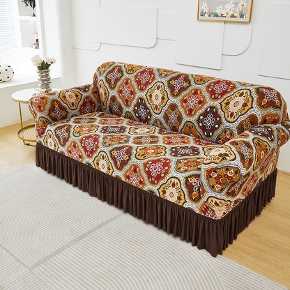 🎉 2026 Hot Sale!🛋️ High‑Stretch Sofa Slipcover‑Ruffled Hem & Full Protection ✨