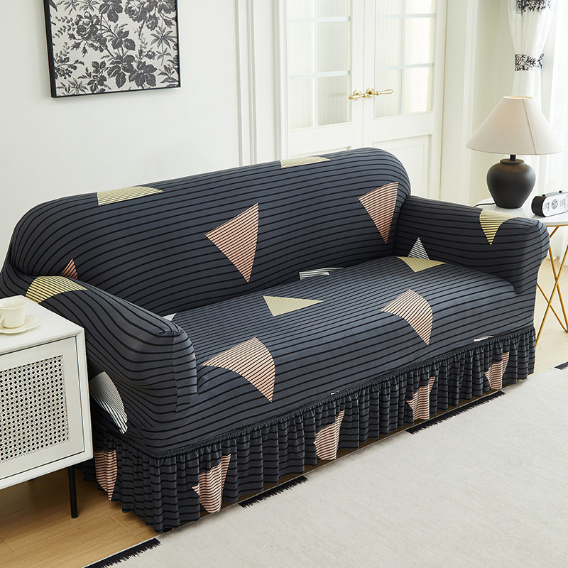 🎉 2026 Hot Sale!🛋️ High‑Stretch Sofa Slipcover‑Ruffled Hem & Full Protection ✨