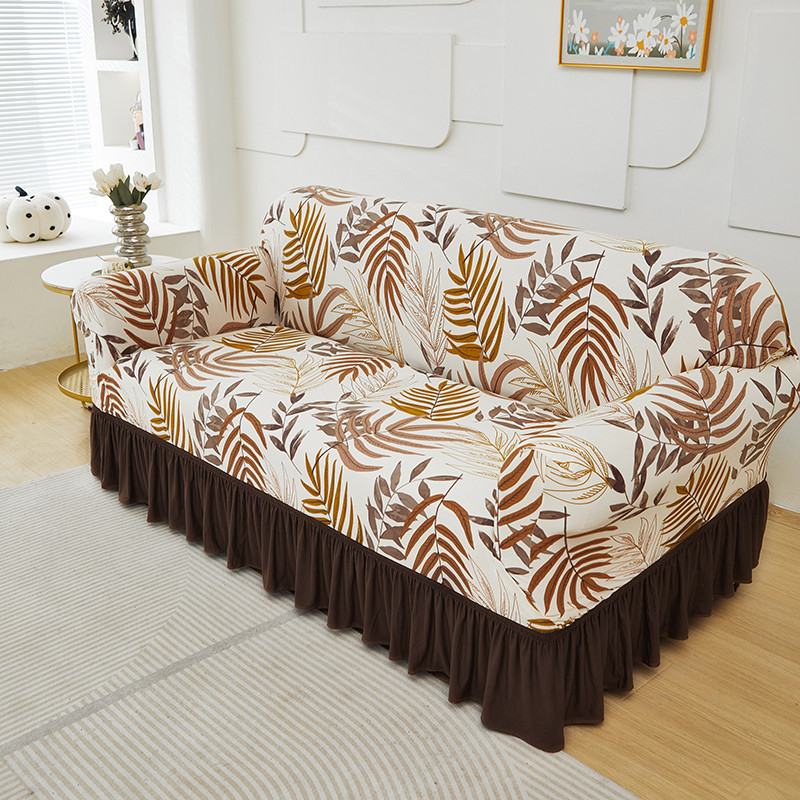 🎉 2026 Hot Sale!🛋️ High‑Stretch Sofa Slipcover‑Ruffled Hem & Full Protection ✨