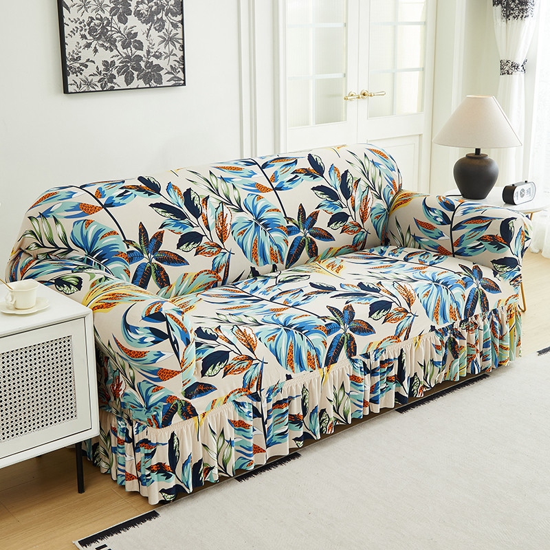 🎉 2026 Hot Sale!🛋️ High‑Stretch Sofa Slipcover‑Ruffled Hem & Full Protection ✨