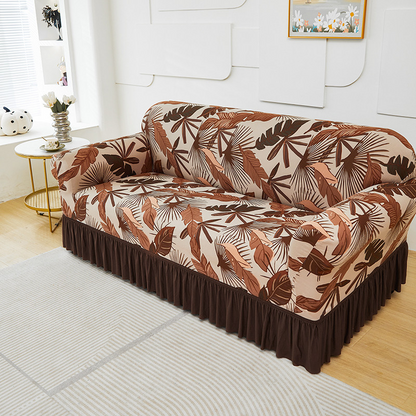🎉 2026 Hot Sale!🛋️ High‑Stretch Sofa Slipcover‑Ruffled Hem & Full Protection ✨