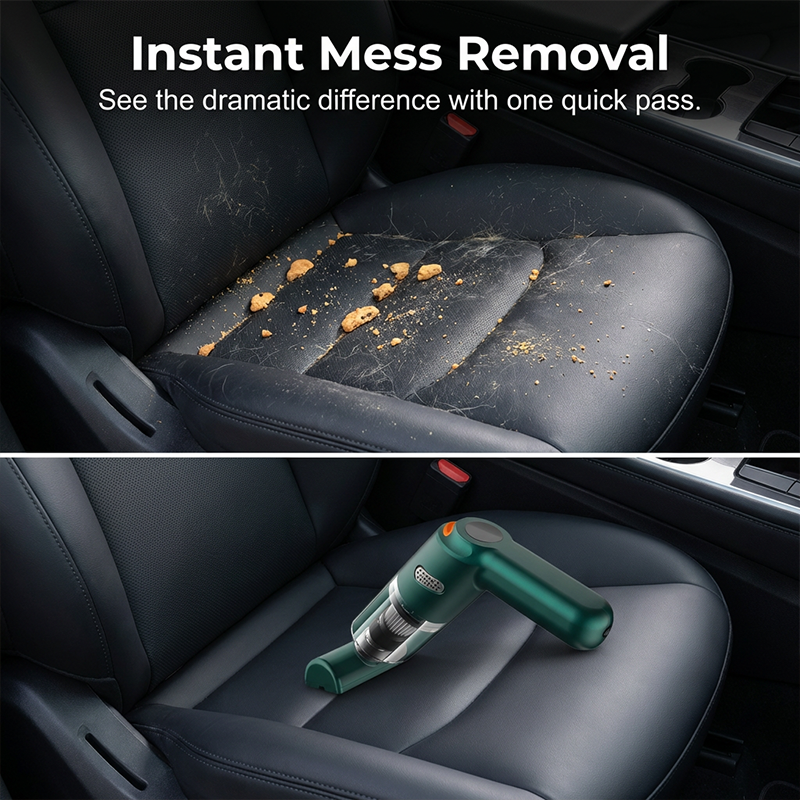 ⏳🔥LIMITED-TIME 50% OFF! ⏰Cordless car vacuum – 10000Pa suction, lightweight, long battery life!🚗💨