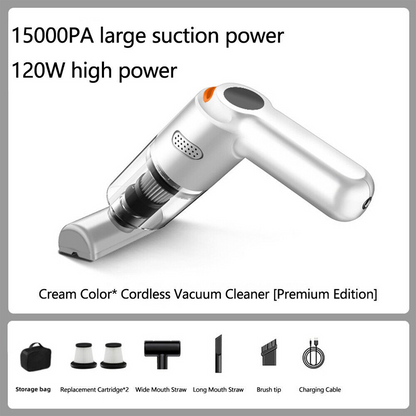 ⏳🔥LIMITED-TIME 50% OFF! ⏰Cordless car vacuum – 10000Pa suction, lightweight, long battery life!🚗💨