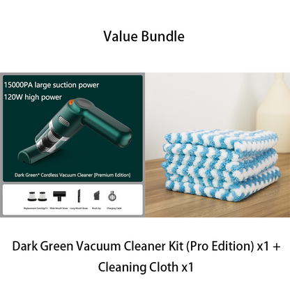 ⏳🔥LIMITED-TIME 50% OFF! ⏰Cordless car vacuum – 10000Pa suction, lightweight, long battery life!🚗💨