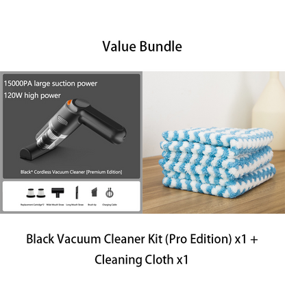 ⏳🔥LIMITED-TIME 50% OFF! ⏰Cordless car vacuum – 10000Pa suction, lightweight, long battery life!🚗💨