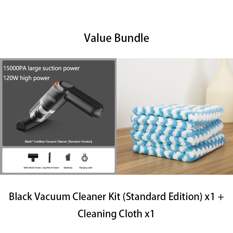 ⏳🔥LIMITED-TIME 50% OFF! ⏰Cordless car vacuum – 10000Pa suction, lightweight, long battery life!🚗💨