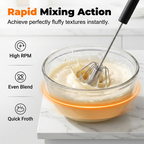🔥LAST DAY SALE !!🔥Stainless Steel Hand Egg Beater 🥚✨ | Effortless Whisking – No Batter Splatter, Dishwasher Safe & Built to Last 🇬🇧🔧