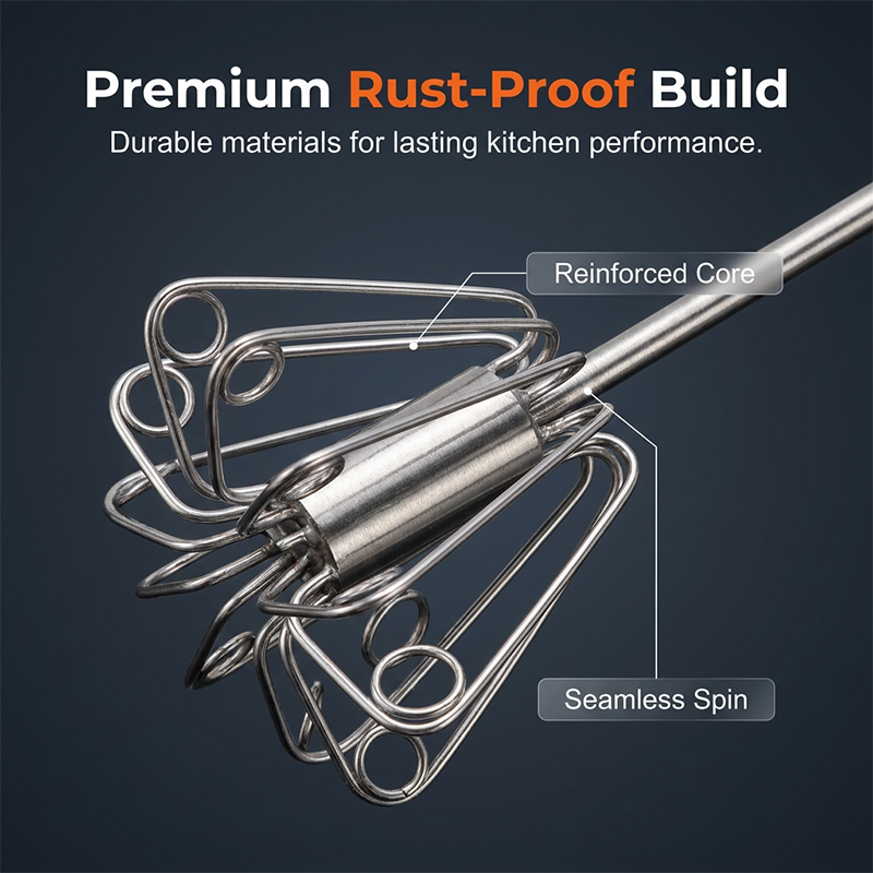 🔥LAST DAY SALE !!🔥Stainless Steel Hand Egg Beater 🥚✨ | Effortless Whisking – No Batter Splatter, Dishwasher Safe & Built to Last 🇬🇧🔧